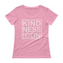 Kindness Icon // Womens' Scoopneck T-Shirt