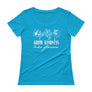 Grow Kindness Like Flowers // Ladies' Scoopneck T-Shirt