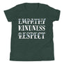 Empathy Kindness Respect // Youth Short Sleeve T-Shirt
