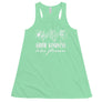 Grow Kindness Like Flowers // Women's Flowy Racerback Tank