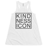 Kindness Icon // Women's Flowy Racerback Tank