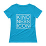 Kindness Icon // Womens' Scoopneck T-Shirt