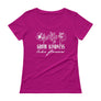 Grow Kindness Like Flowers // Ladies' Scoopneck T-Shirt