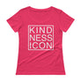Kindness Icon // Womens' Scoopneck T-Shirt