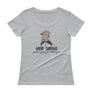 Grow Though What You Go Through // Womens Scoopneck T-Shirt