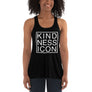 Kindness Icon // Women's Flowy Racerback Tank