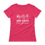 Grow Kindness Like Flowers // Ladies' Scoopneck T-Shirt